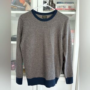 Knit for J Crew men’s sweater, 100% cashmere, size xs